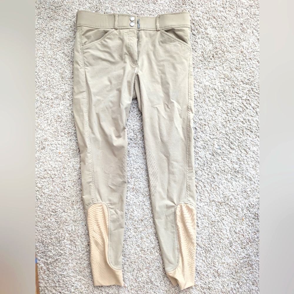 Dover Saddlery Tan/Khaki Breaches Size 26